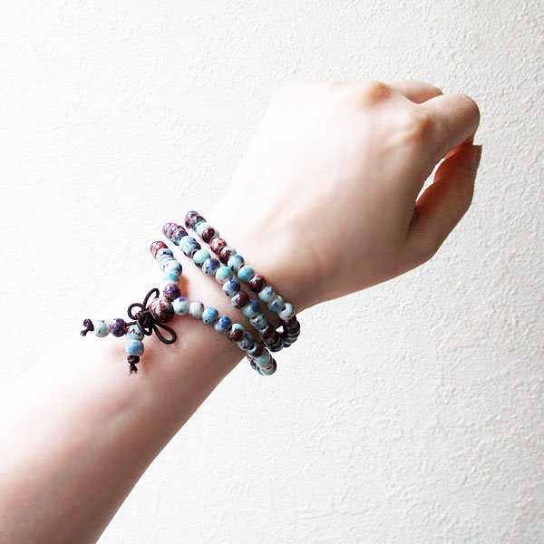 画像5: 貴妃酔ビーズロングブレスレット