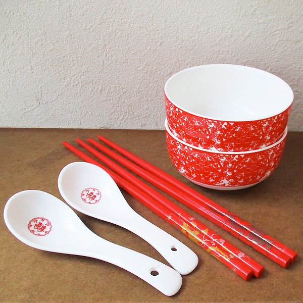 画像3: お碗とレンゲとお箸のセット