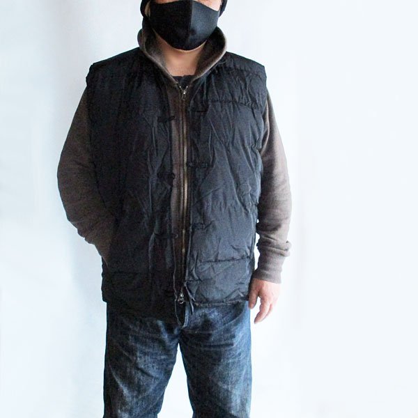 画像8: メンズチャイナサークル刺繍中綿ベスト