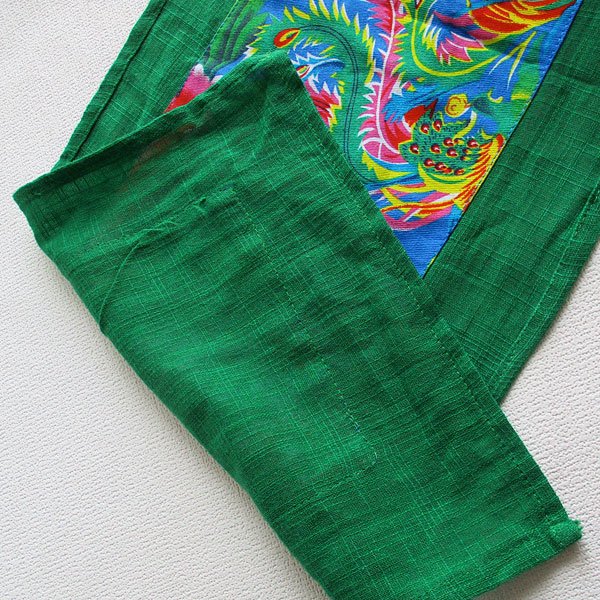 画像4: 花布グリーンストール