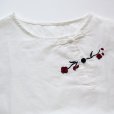 画像7: 小花刺繍チャイナ半袖トップス