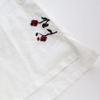 画像8: 小花刺繍チャイナ半袖トップス