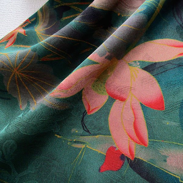 画像11: ダーク花模様シルク混タンクトップ