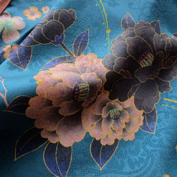 画像10: ダーク花模様シルク混タンクトップ