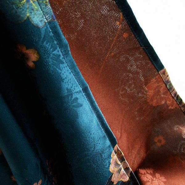 画像12: ダーク花模様シルク混タンクトップ