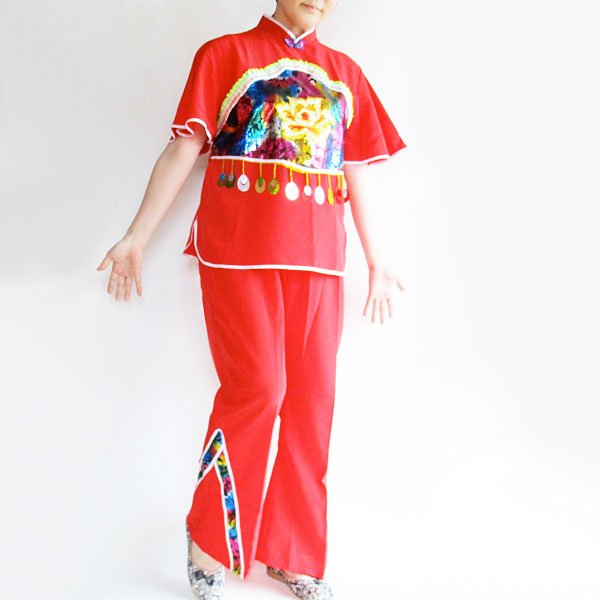 画像4: スパンコール飾りチャイナセットアップ