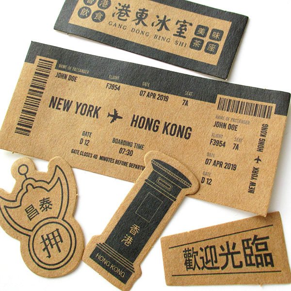 画像3: 港式浪潮クラフトシールセット