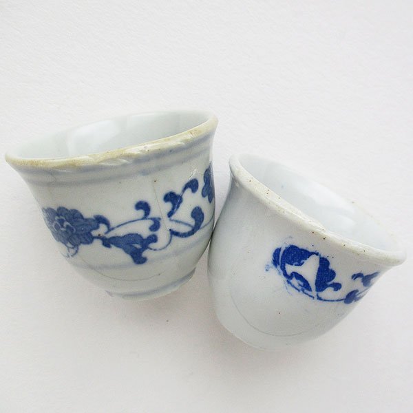 画像8: 陶器ミニ酒杯6個セット