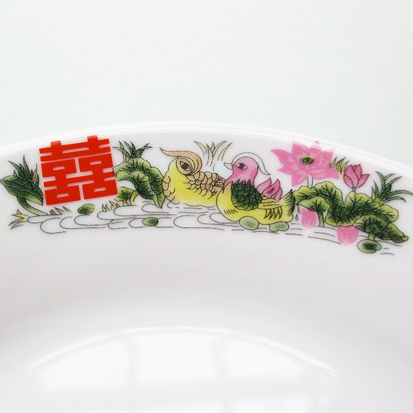 画像4: おしどりと双喜の陶器皿