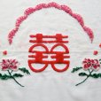 画像3: 双喜孔雀刺繍のれん