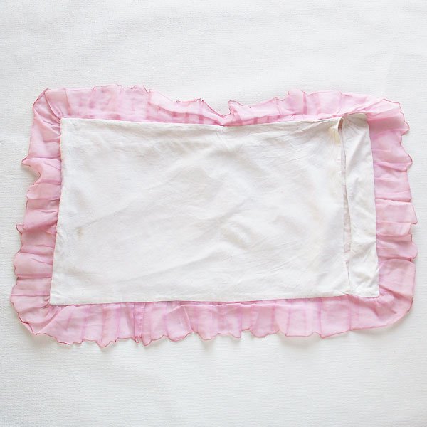 画像4: 金魚刺繍ピンクフリルまくらカバー