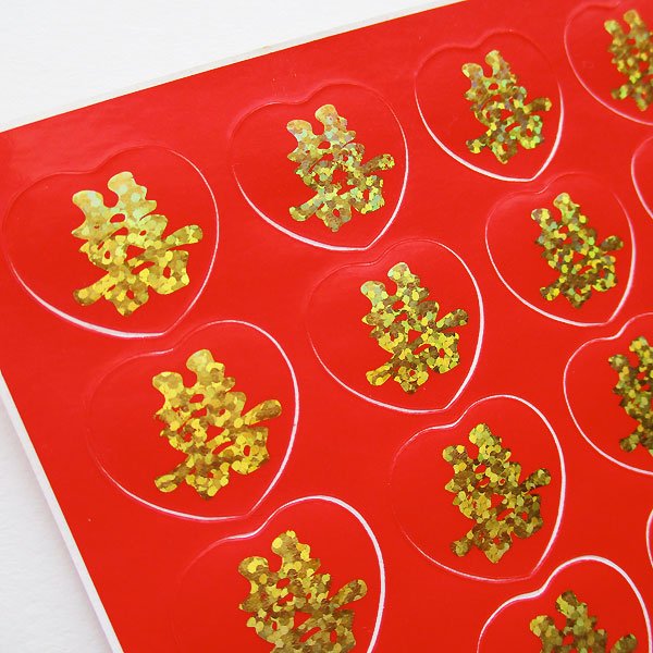 画像4: ダブルハピネス30個ハートシール