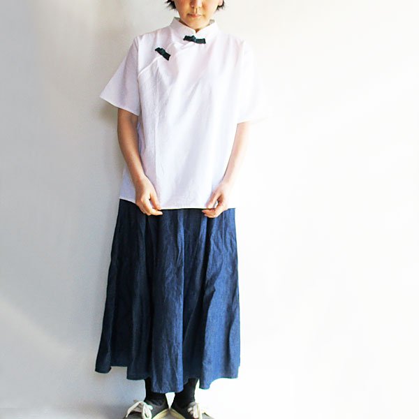 画像3: 白と黒のチャイナ半袖