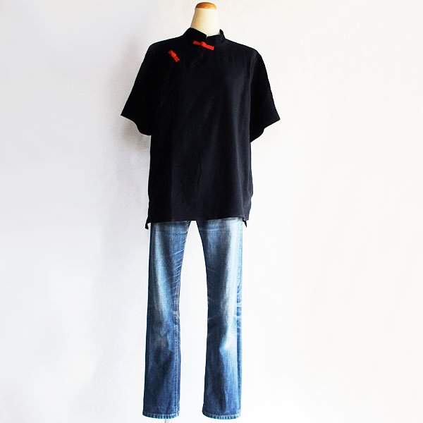 画像4: 白と黒のチャイナ半袖