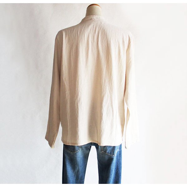 画像5: ライン刺繍チャイナ長袖