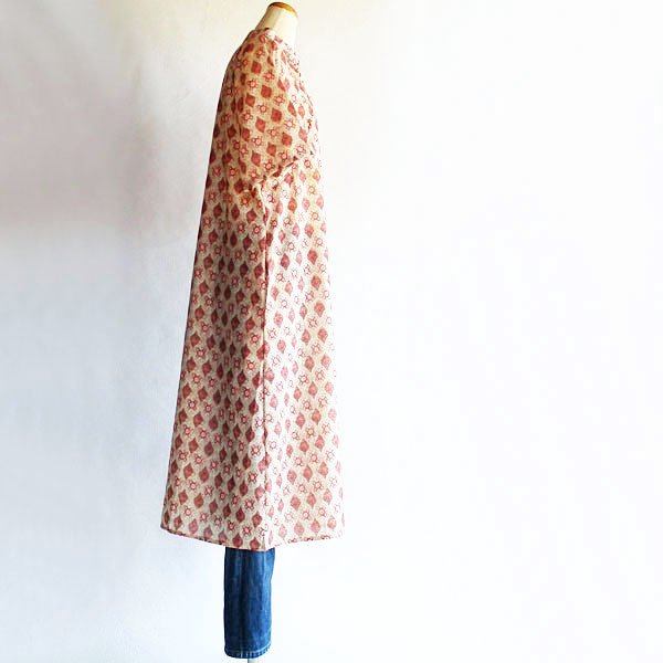 画像5: くるみボタンチャイナ半袖ワンピース