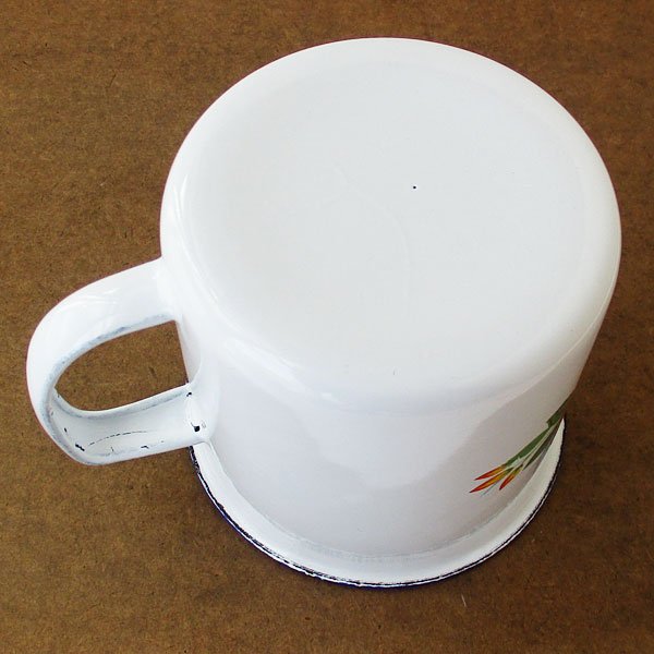 画像4: 花と双喜のフタ付きホーローマグ