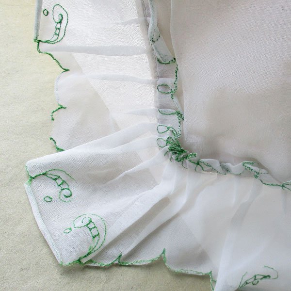 画像7: 猫刺繍フリルまくらカバー