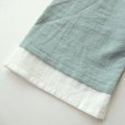 画像11: アイスグリーン刺繍チャイナ七分袖