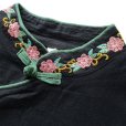 画像9: オーガンジー使い刺繍チャイナトップス