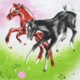 画像2: 駿馬ハンカチ (2)