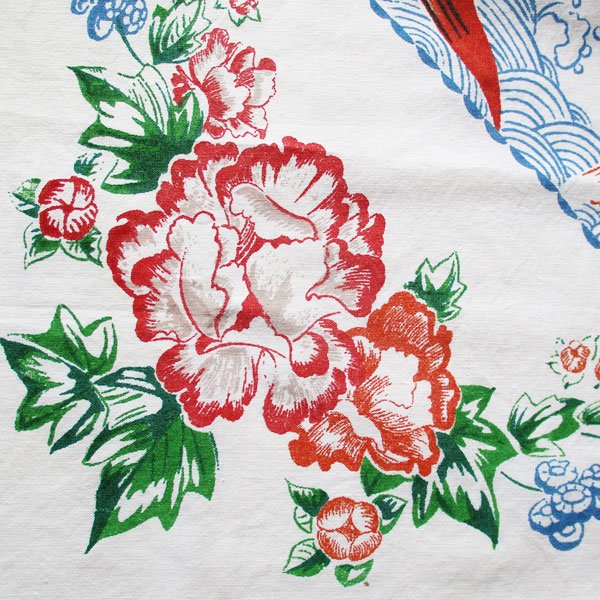 画像4: 鯉と花のレトロクロス