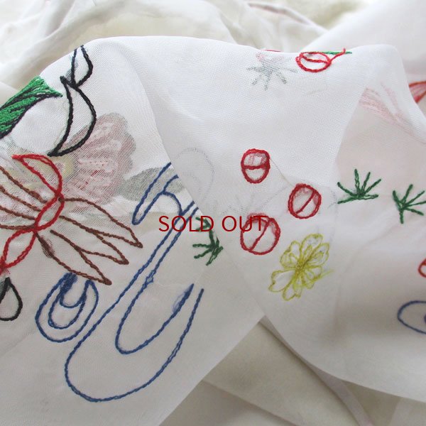画像6: 金魚刺繍フリルまくらカバー