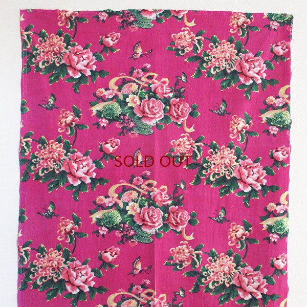 画像3: 花と蝶のコーデュロイ生地