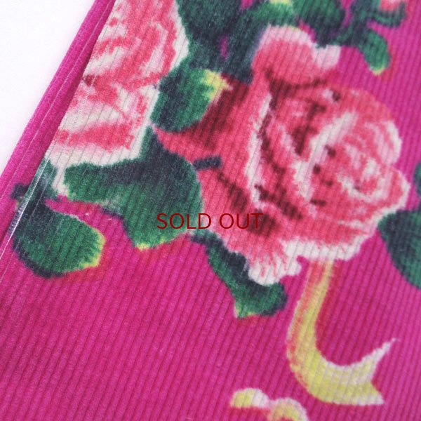 画像5: 花と蝶のコーデュロイ生地