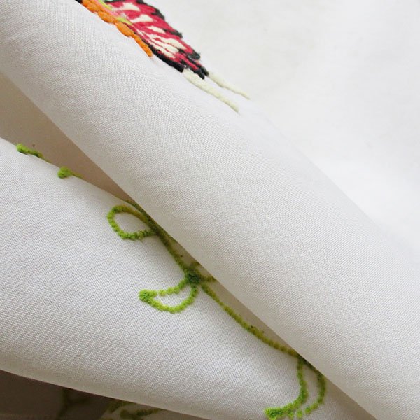 画像10: 美満家庭花鳥刺繍のれん