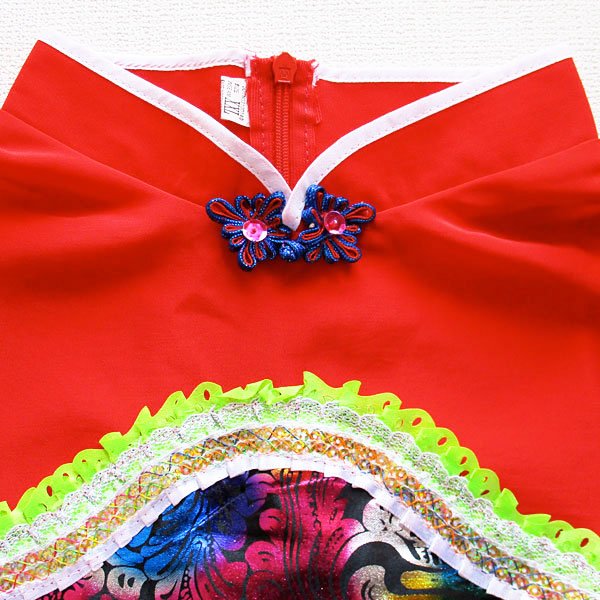 画像8: スパンコール飾りチャイナセットアップ (8)