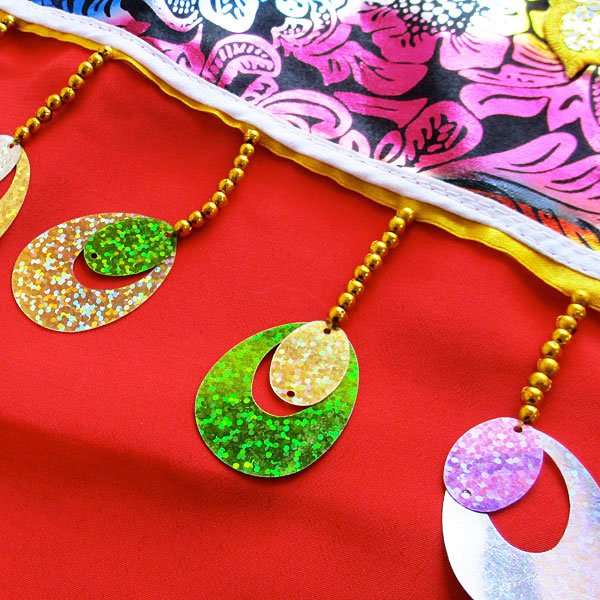 画像10: スパンコール飾りチャイナセットアップ (10)