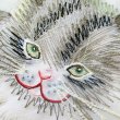 画像5: 猫刺繍フリルまくらカバー (5)