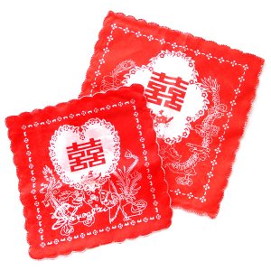 画像: ダブルハピネスレトロハンカチ